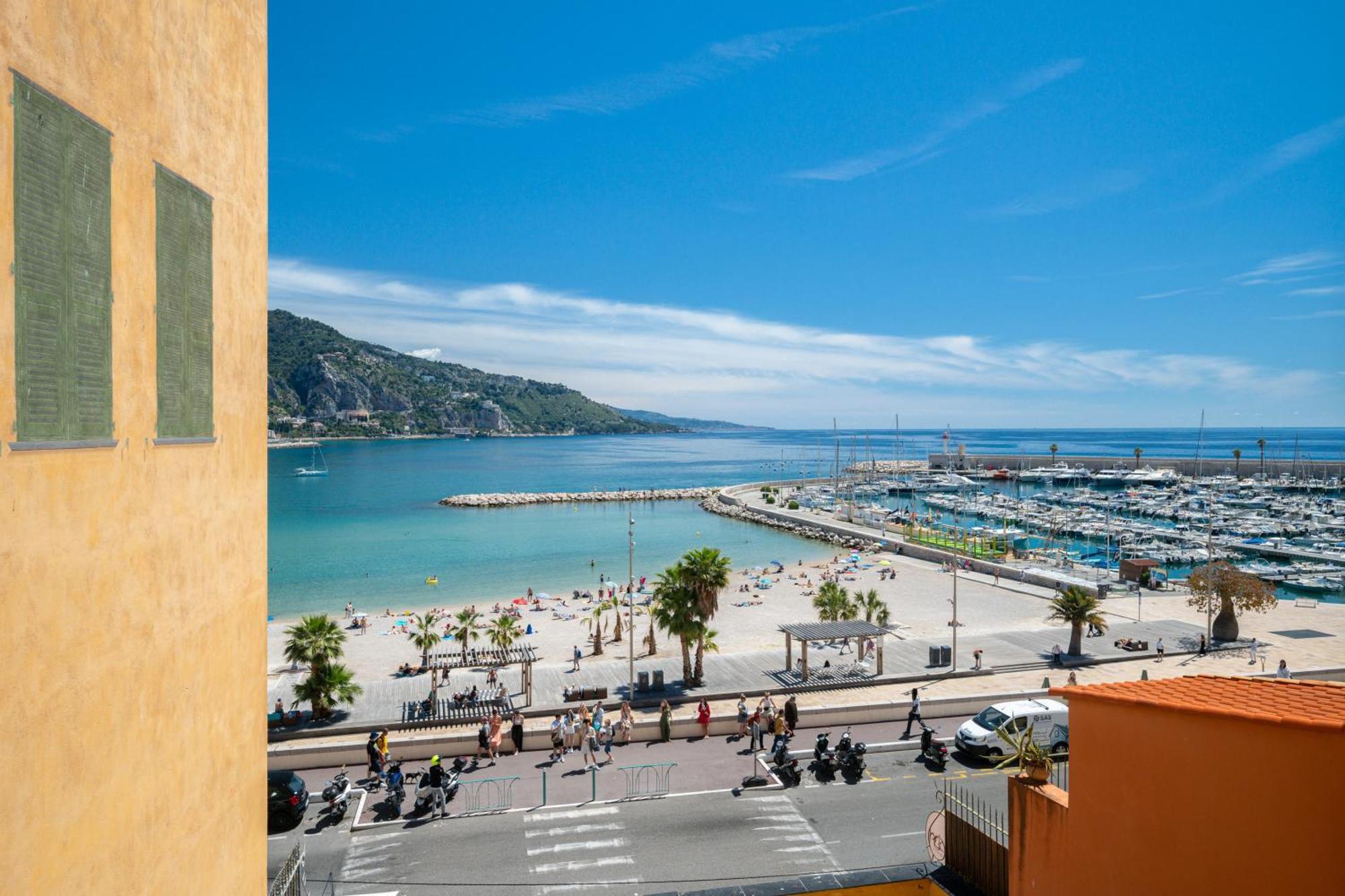 Les Sablettes - Bord De Mer - Vieille Ville - Parking Prive Menton Exterior foto